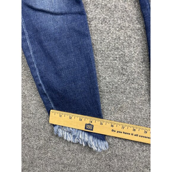 Joe's Jeans The Icon Jeans Womens 28 Mid Rise Skinny Ankle Frayed Hem Stretch - Picture 6 of 8